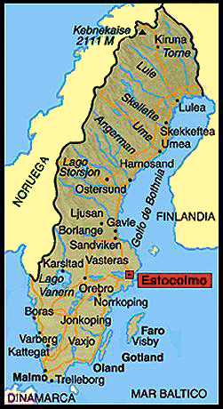 Sweden map